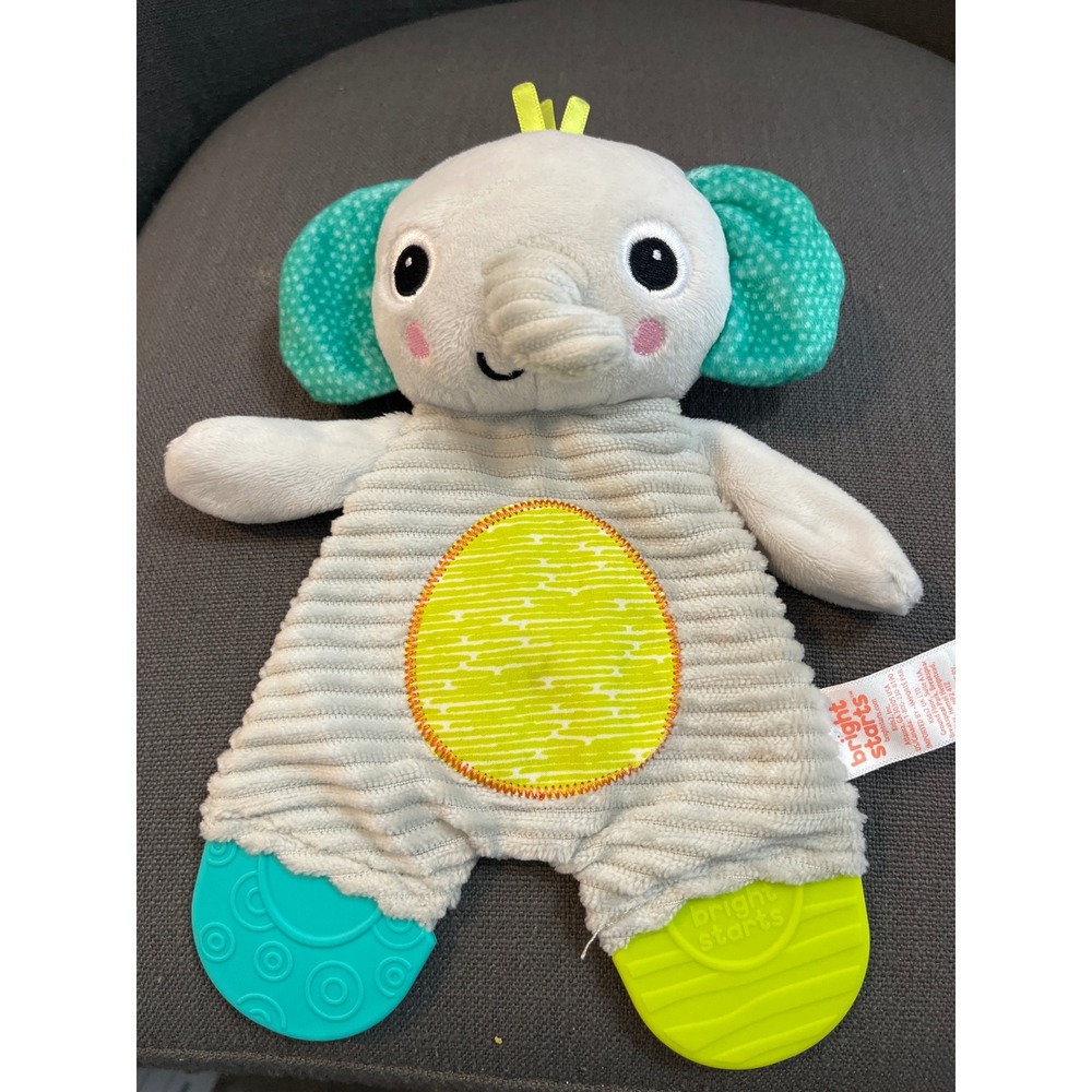 Bright Starts Elephant Crinkle Rattle Baby‎ Toy